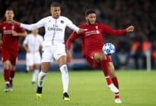 Kylian Mbappé Paris Saint-Germain v Liverpool