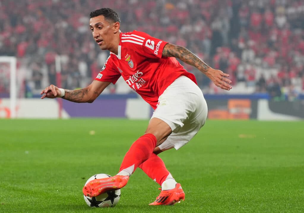 Ángel Di María va por un nuevo título con la camiseta del Benfica