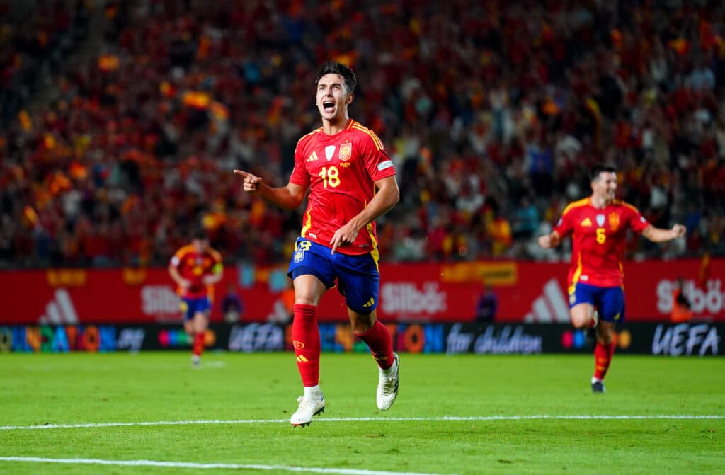 Dinamarca vs España: Juega el Campeón de Europa en la Nations League. (Photo by Mateo Villalba Sanchez/Getty Images)