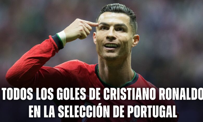 Todos los goles de Cristiano Ronaldo con la camiseta de Portugal