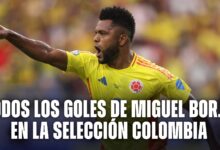 Todos los goles de Miguel Borja en la Selección Colombia