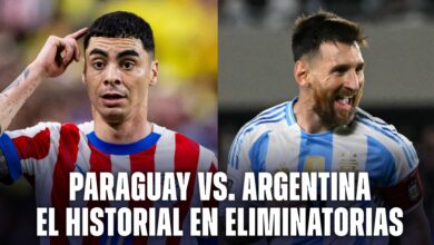 El historial de Paraguay vs. Argentina