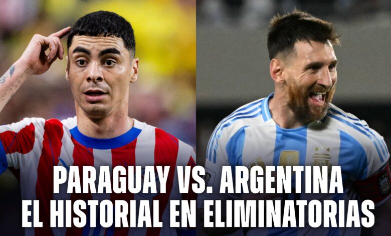 El historial de Paraguay vs. Argentina