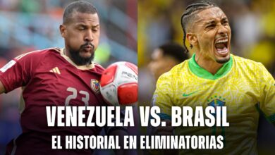 El historial de Venezuela vs. Brasil en Eliminatorias