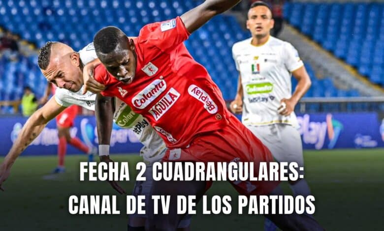 Liga BetPlay Fecha 2 Cuadrangulares tv