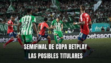 Medellín vs. Atlético Nacional Copa BetPlay 2024 nóminas