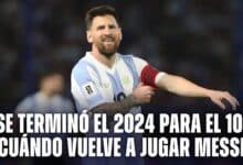 Terminó el 2024 para Lionel Messi: cuándo vuelve a jugar La Pulga