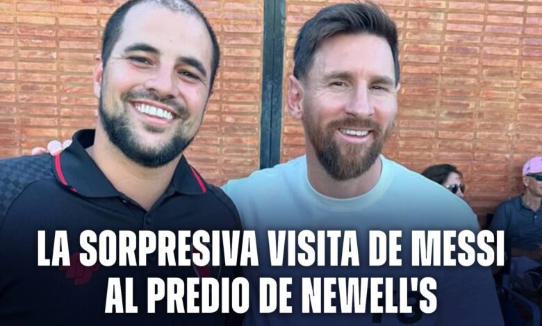 La visita de Lionel Messi al predio de Newell's: el motivo del viaje a Rosario.