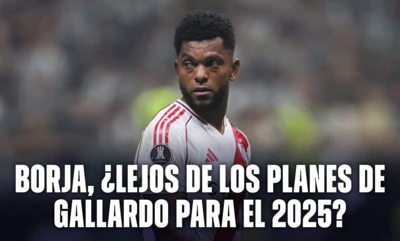 Miguel Borja, lejos de los planes de Marcelo Gallardo para el River 2025