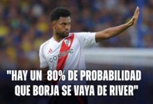 Miguel Borja podría irse de River en el próximo mercado de pases