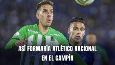 Millonarios vs. Atlético Nacional Liga BetPlay 2024 nóminas