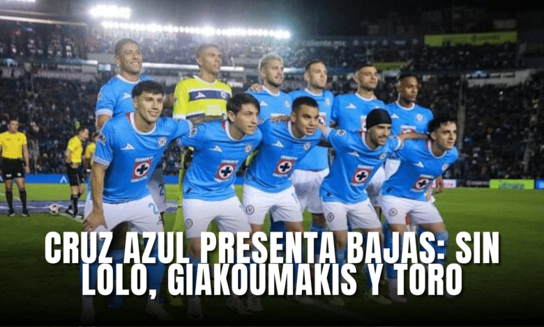 Cruz Azul presenta bajas importantes para la J15