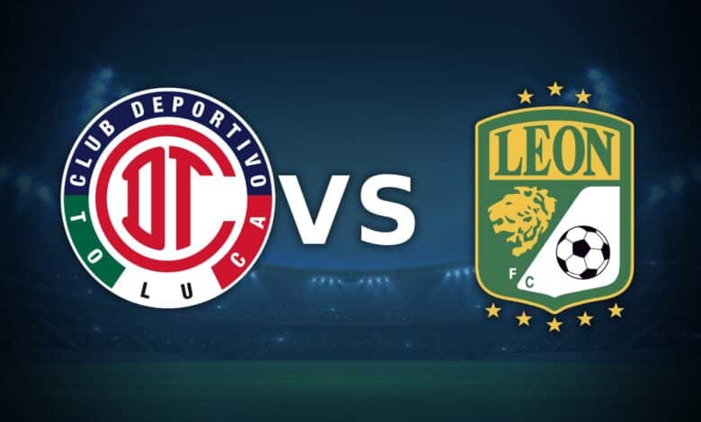 Toluca vs León por al AP 2024.