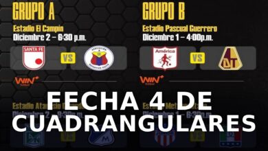 cuadrangulares liga betplay: fecha 4