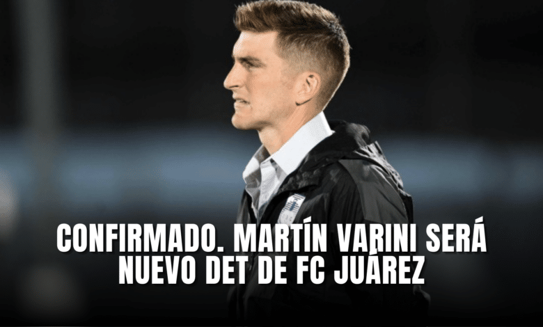 Martín Varini será nuevo DT de FC Juárez