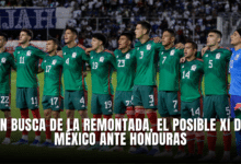 El posible XI de México ante Honduras que buscará la remontada