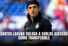 Santos Laguna coloca a Carlos Acevedo como transferible