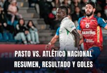 Pasto vs. Atlético Nacional Liga BetPlay 2024 resumen