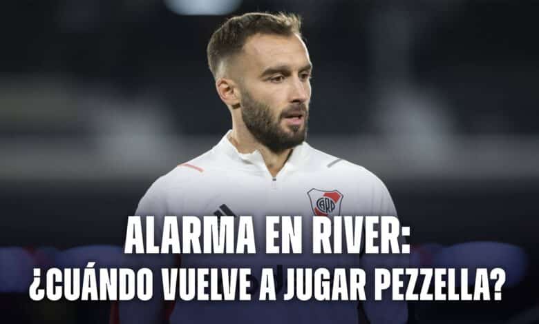 Germán Pezzella, en duda para el próximo partido de River