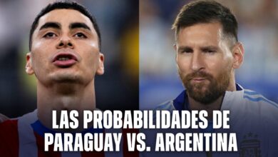 Las probabilidades de Paraguay vs. Argentina