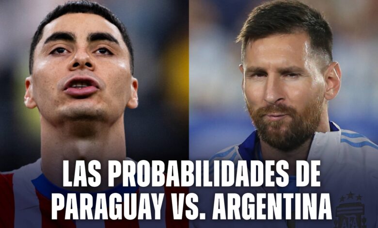 Las probabilidades de Paraguay vs. Argentina