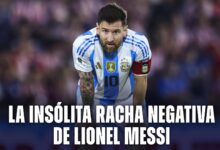 Lionel Messi y una racha impensada luego de la derrota ante Paraguay