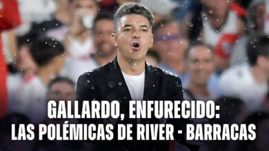 Marcelo Gallardo, enojado con el árbitro de River vs Barracas Central por algunos fallos