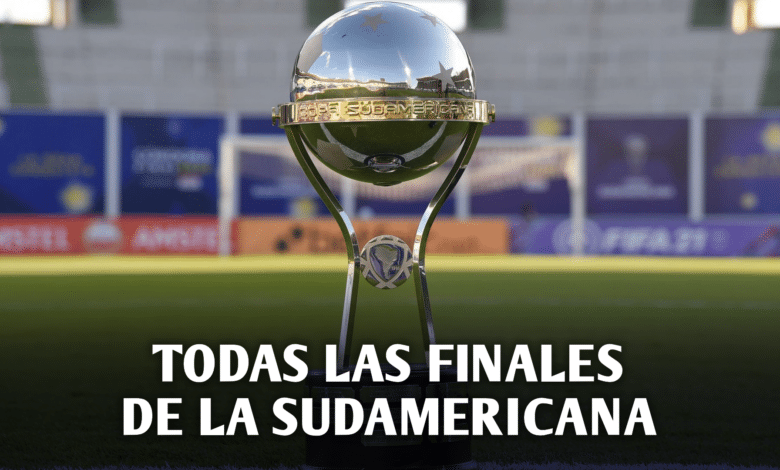 Todas las finales de la Copa Sudamericana, repaso de la historia del trofeo.