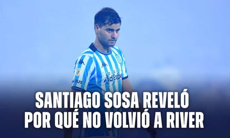 Santiago Sosa explicó los motivos de su regreso frustrado a River