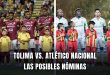 Tolima vs. Atlético Nacional Liga BetPlay 2024 nóminas