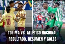 Tolima vs. Atlético Nacional Liga BetPlay 2024 resumen