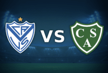 Vélez vs Sarmiento, por la fecha 25 de la Liga Profesional de Fútbol.