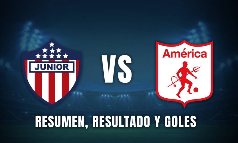 Junior vs. América de Cali Liga BetPlay 2024