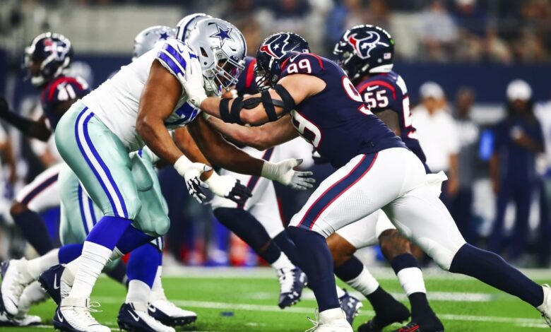 Dallas Cowboys vs Houston Texans será el cierre de la Jornada 11 de la NFL.