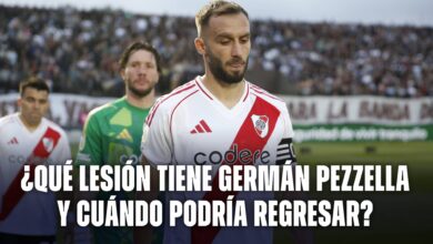 Germán Pezzella, baja en River y en la Selección Argentina: qué lesión tiene