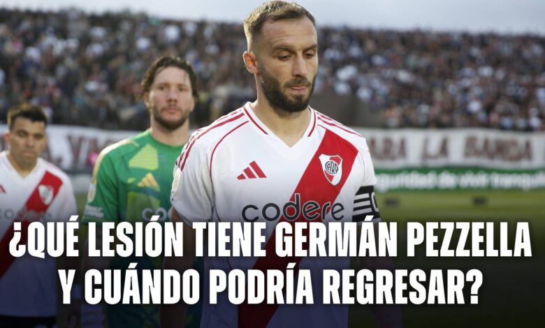 Germán Pezzella, baja en River y en la Selección Argentina: qué lesión tiene