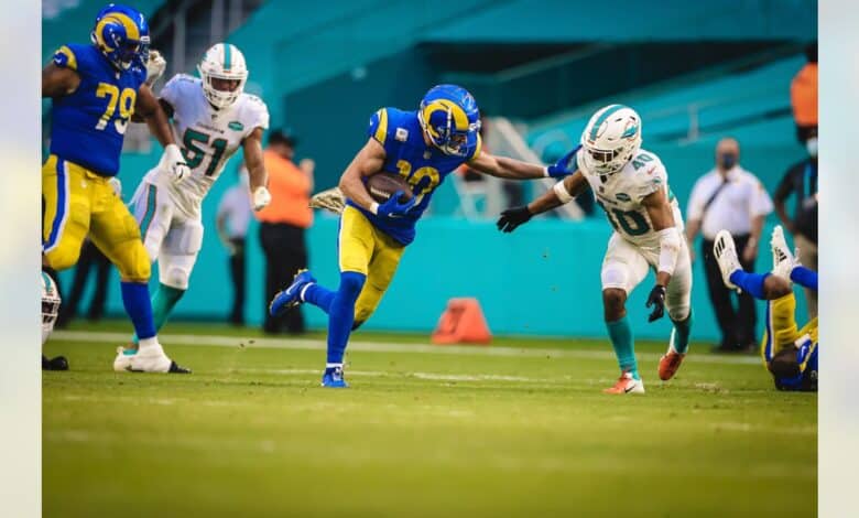 Los Ángeles Rams vs Miami Dolphins será el partido que cierre la Jornada 10 de la NFL.