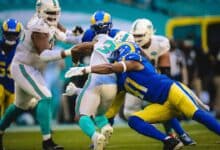 Los Ángeles Rams vs Miami Dolphins será el cierre de la Jornada 10 de la NFL.