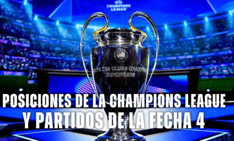 posiciones de la champions league