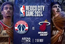 Washington Wizards vs Miami Heat será el partido de la NBA que se disputará en México.