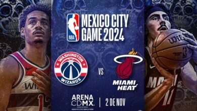 Washington Wizards vs Miami Heat será el partido de la NBA que se disputará en México.