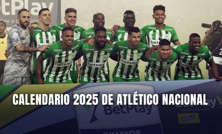 Atlético Nacional calendario 2025