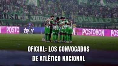 Atlético Nacional vs. Pasto Liga BetPlay 2024 convocados