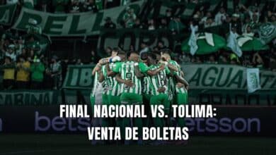 Atlético Nacional vs. Tolima final boletas