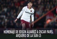 Edson Álvarez en la Premier League.