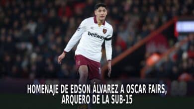 Edson Álvarez en la Premier League.