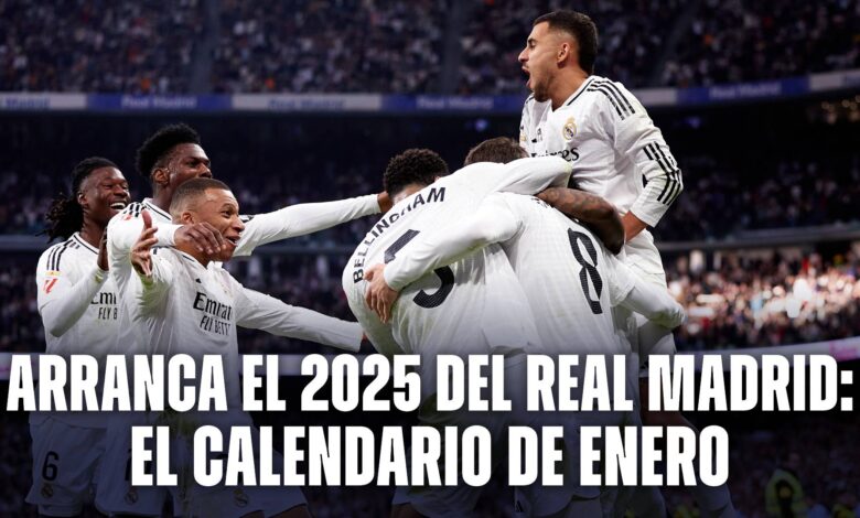 Arranca el 2025: el calendario de enero del Real Madrid