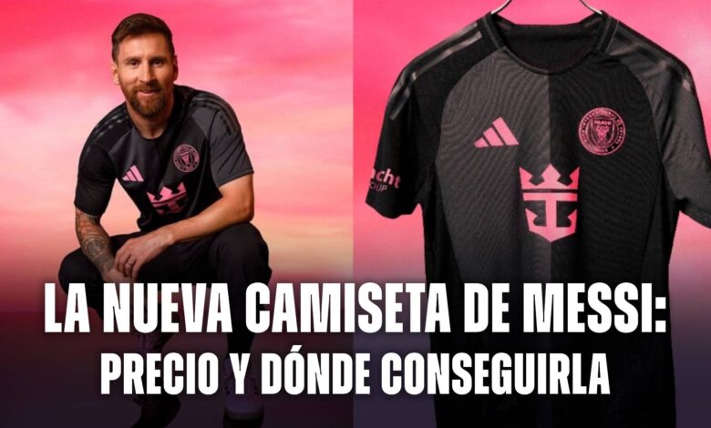 La nueva camiseta de Messi para el 2025 en Inter Miami