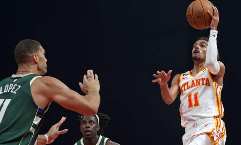 Milwaukee Bucks vs Atlanta Hawks será la primera semifinal de la Emirates NBA Cup.