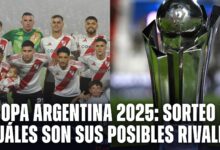 Copa Argentina 2025: los posibles rivales de River y cuándo será el torneo.